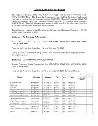 Annual EEO Public File Report