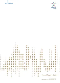 Annual Report 2003