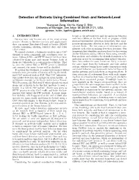Detection of Botnets Using Combined Host- and Network-Level Information Yuanyuan Zeng, Xin Hu, Kang G