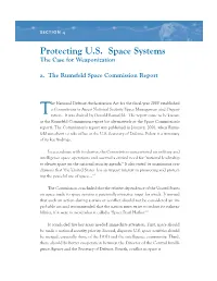 Protecting U.S. Space Systems the Case for Weaponization A