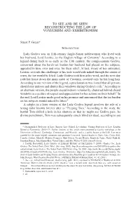 Reconstructing the Law of Voyeurism and Exhibitionism