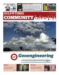 Geoengineering the Real Climate Change Controversy: Whether to Engineer the Planet in Order to Fix It