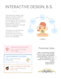 User Interface Designer Interaction Designer User