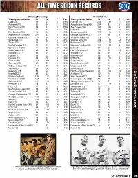All-Time Socon Records