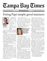Feting Papi Simply Good Manners