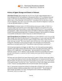 History of AO and Dioxin in Vietnam
