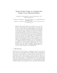 Strong Triadic Closure in Cographs and Graphs of Low Maximum Degree