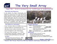 The Very Small Array