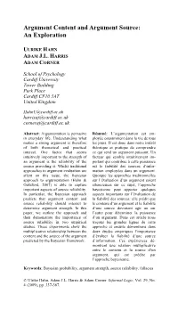 Argument Content and Argument Source: an Exploration