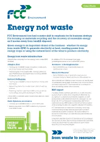 Energy Not Waste