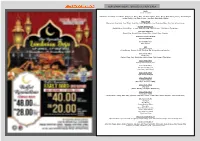 Perubahan Menu Tertakluk Pada Chef