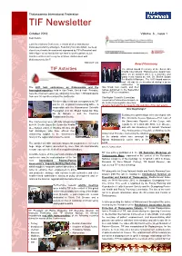 TIF Newsletter