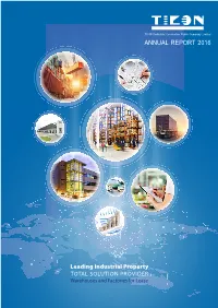 ANNUAL REPORT 2016 Annual Report 2016
