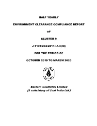 Eastern Coalfields Limited (A Subsidiary of Coal India Ltd.)