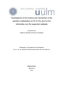 Investigations of the Kinetics and Mechanism of the Selective