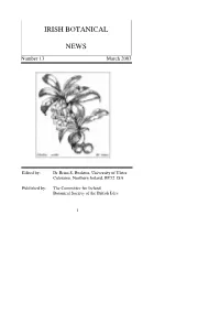 Irish Botanical News, Co-Opted 1995 Mr C
