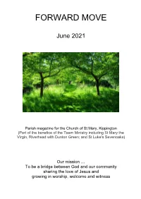June Edition of Forward Move