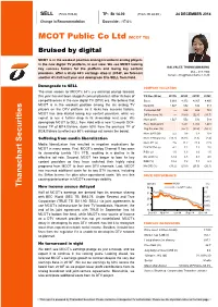 MCOT Public Co Ltd (MCOT TB)