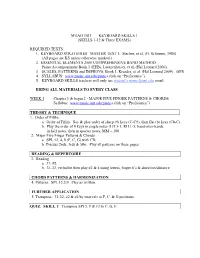 MUAG 1011 KEYBOARD SKILLS 1 (SKILLS 1-12 & Three EXAMS)