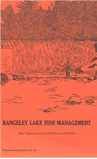 Rangeley Lake Fish Management