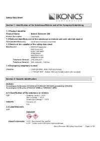 Stencil Remover 285 Safety Data Sheet 01 June 2015