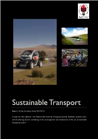 Sustainable Transport Scrutiny Report
