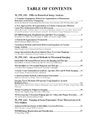 Th PM OS1 1: Pdes in Biomedical Image Analysis
