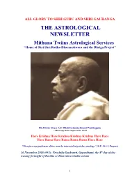 The Astrological Newsletter