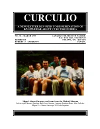 Curculio a Newsletter Devoted to Dissemination of Knowledge About Curculionoidea