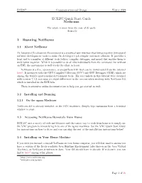 ECE297 Quick Start Guide Netbeans