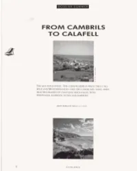 F R O M Cambrils to Calafell