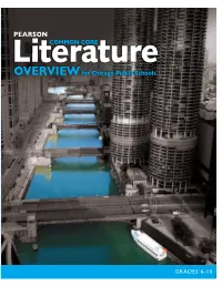 PEARSON Literaturecommon CORE OVERVIEW for Chicago Public Schools
