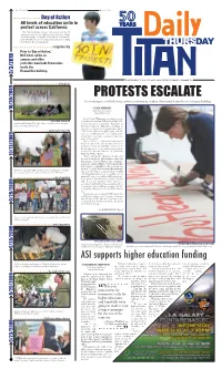 PROTESTS ESCALATE in an Attempt to Establish an Autonomous Community, Students Barricaded Themselves in a Campus Building