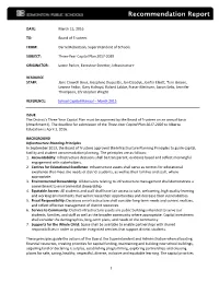 Recommendation Report
