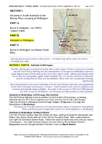 SECTION 1 All Areas in South Australia to the Murray River