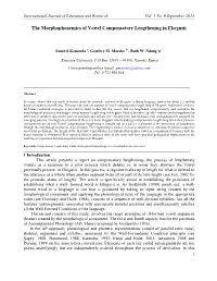 The Morphophonemics of Vowel Compensatory Lengthening in Ekegusii