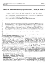 Detection of Deuterated Methylcyanoacetylene, CH $ 2