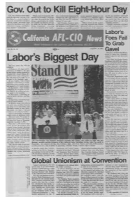 Global Unionism at Convention