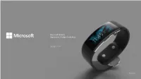 Microsoft Band 2 Experience Design Guidelines