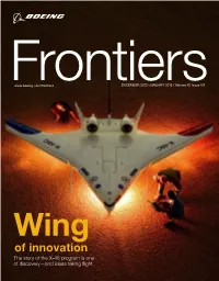 Of Innovation the Story of the X-48 Program Is One of Discovery—And Ideas Taking ﬂight