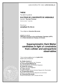 Supersymmetric Dark Matter Candidates in Light of Constraints from Collider and Astroparticle Observables