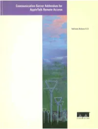 Communication Server Addendum for Appletalk Remote Access 2-32 Arap Noguest