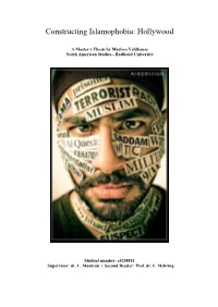 Constructing Islamophobia: Hollywood