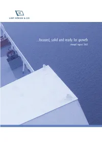 Focused, Solid and Ready for Growth Annual Report 2002