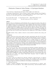 Predicative Clauses in Today Persian - a Typological Analysis