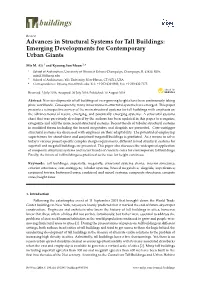 Advances in Structural Systems for Tall Buildings: Emerging Developments for Contemporary Urban Giants