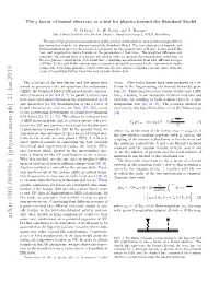 Arxiv:1901.06959V1 [Physics.Atom-Ph] 21 Jan 2019 Some Care, Understood As a Potential Signature of NP