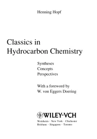 Classics in Hydrocarbon Chemistry