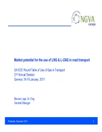 Market Potential for the Use of LNG & L-CNG in Road Transport