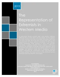 The Representation of Extremists in Western Media